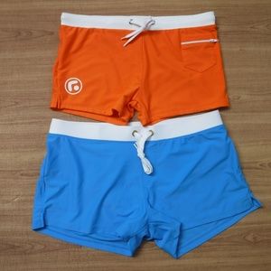 Lots of 2 Aqux Orange&Blue Athletic Shorts